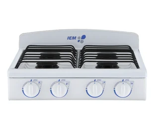 Parrilla Sobrepuesta a Gas 51 cm Blanca