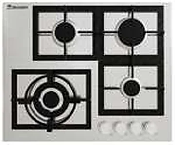 Parrilla de Gas Empotrable 4 Quemadores 60 cm Acero · Serie LG