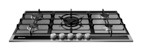 Parrilla de Gas Empotrable 5 Quemadores 90 cm Acero · Serie NU