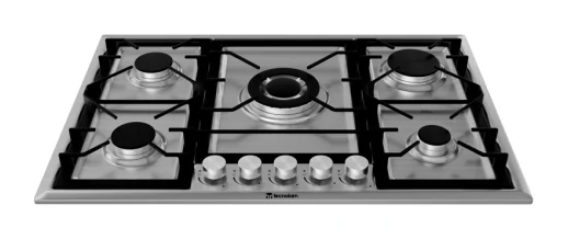 Parrilla de Gas Empotrable 5 Quemadores 70 cm Acero · Serie PR