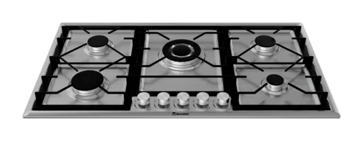 Parrilla de Gas Empotrable 5 Quemadores 90 cm Acero · Serie PR